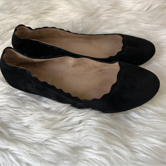 Crown Vintage Shoes - Crown Vintage Flats Shoes Scallop Weslyn Womens Size 7.5